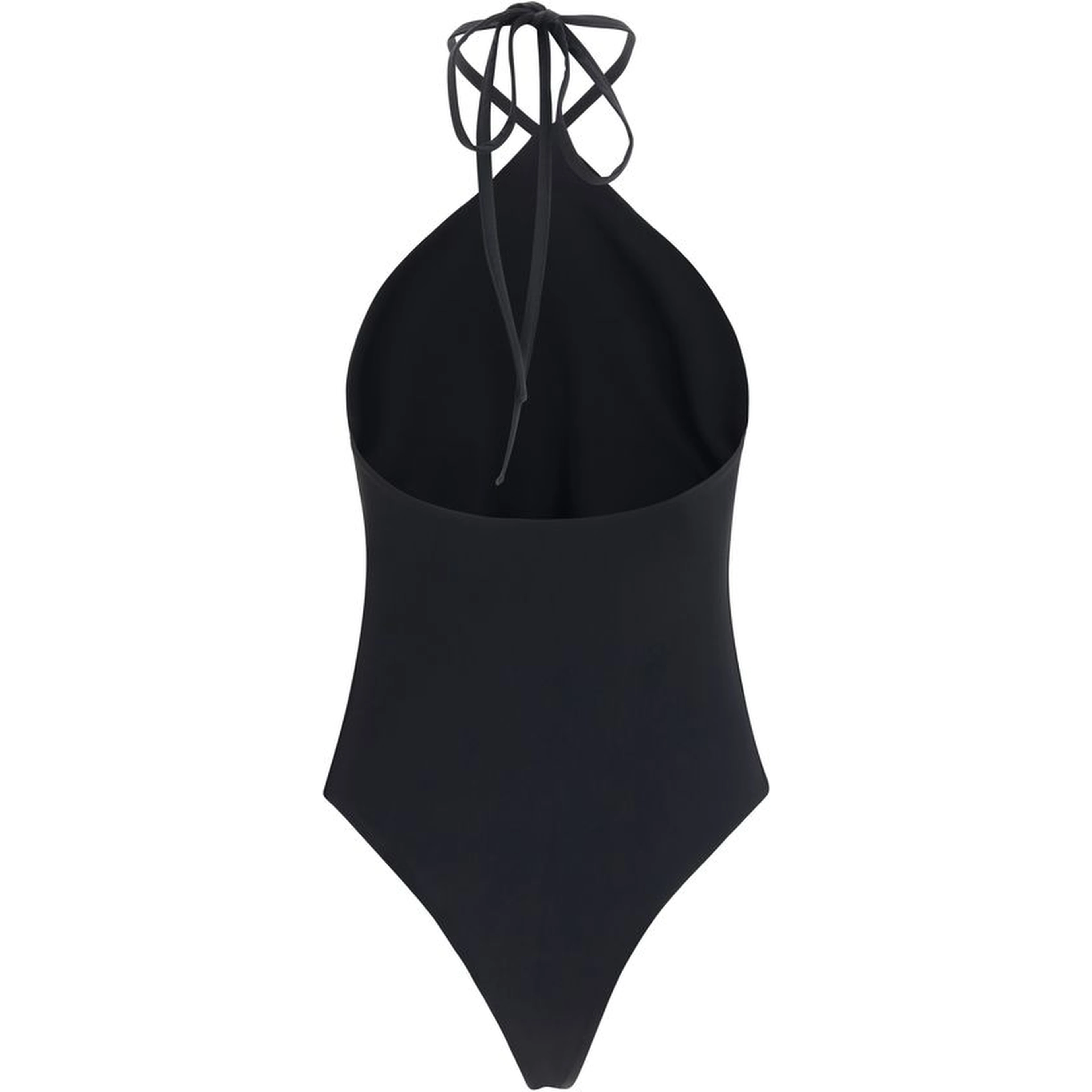 Black Polyamide One-Piece Swimsuit