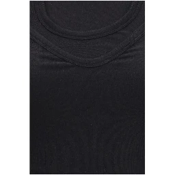 Black Lyocell Tank Tops