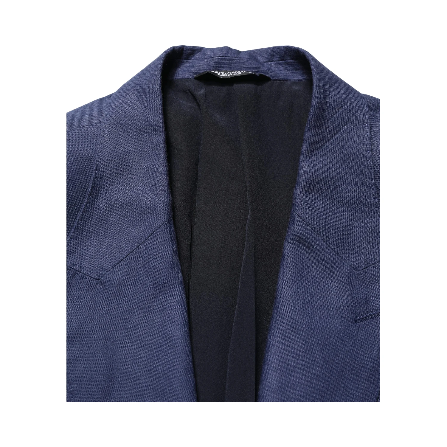 Blue Single Breasted 2 Button Suit Jacket