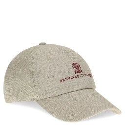 Beige Silk Cap (Baseball Hat)