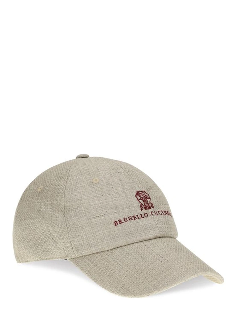 Beige Silk Cap (Baseball Hat)