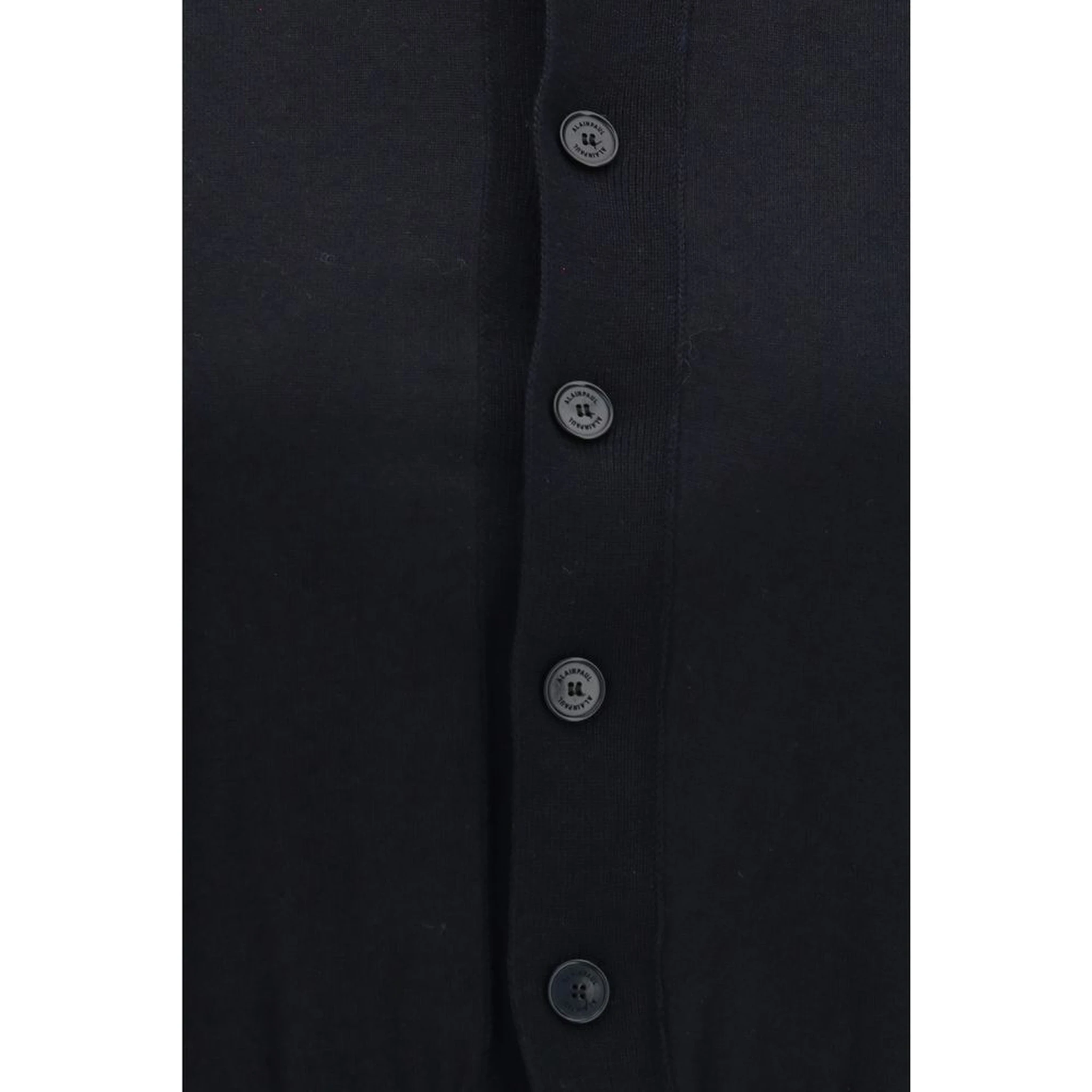 Black Cotton Cardigan