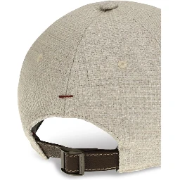 Beige Silk Cap (Baseball Hat)