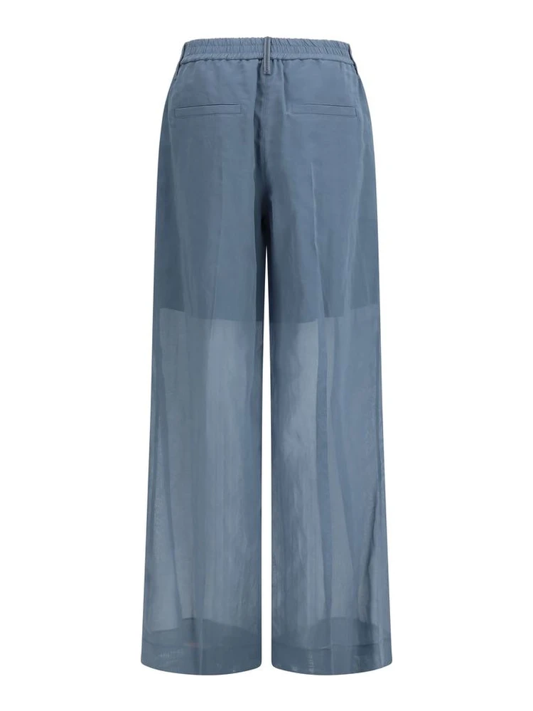 Blue Cotton Casual Pants alternative