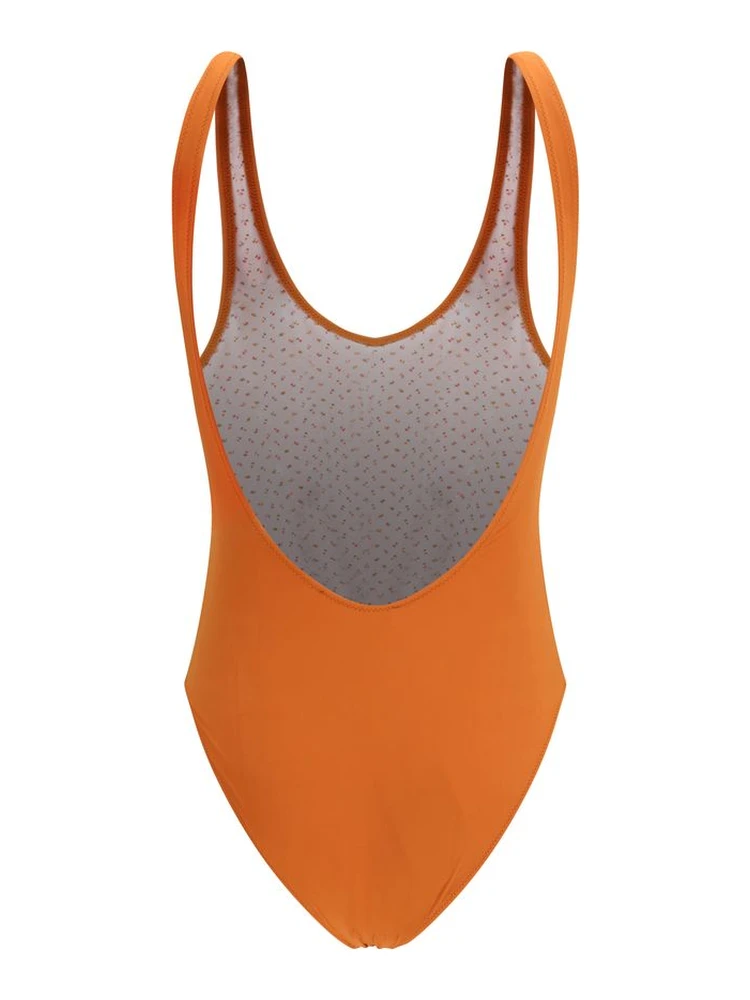 Orange Polyamide One-Piece Swimsuit alternative