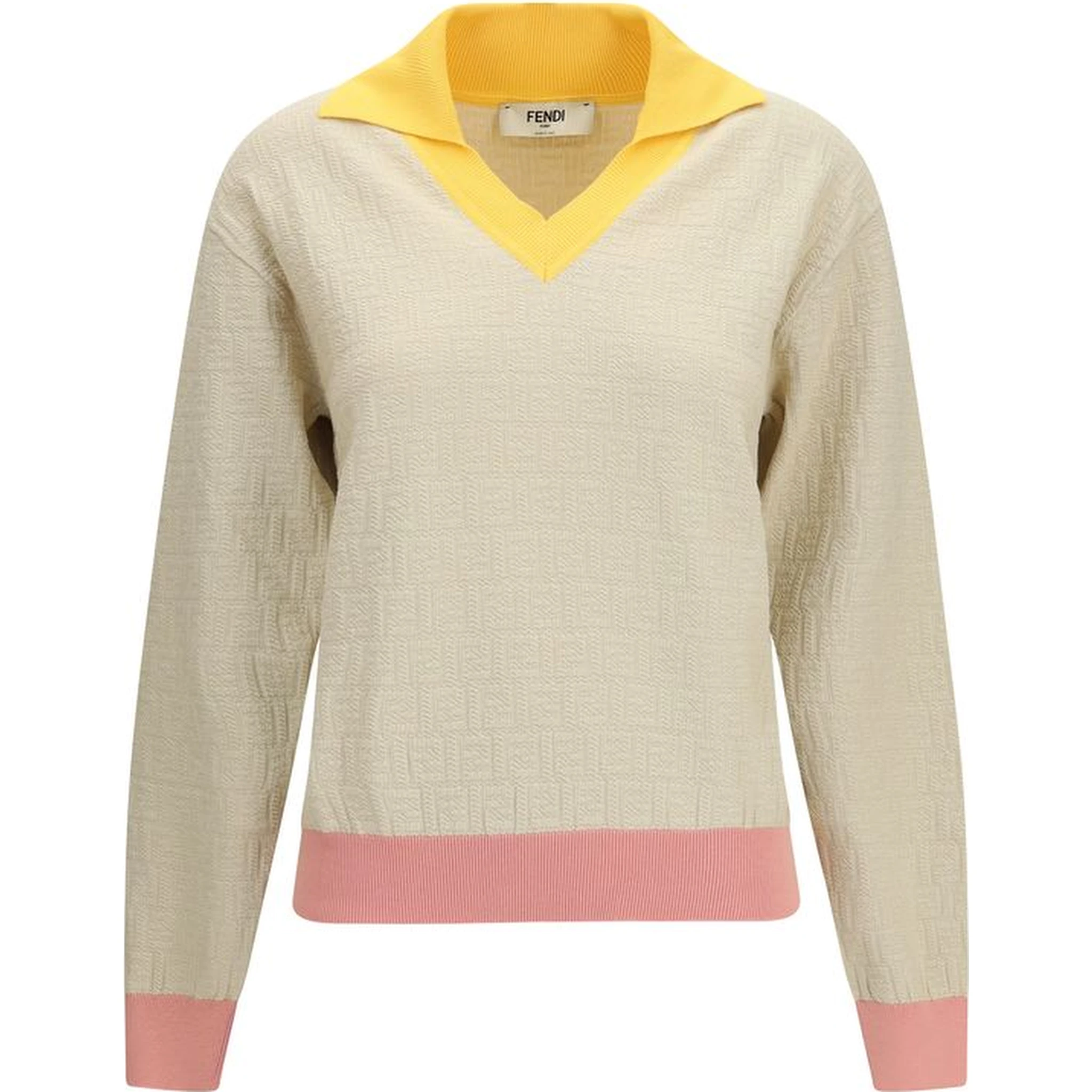 Beige Cotton Sweatshirt