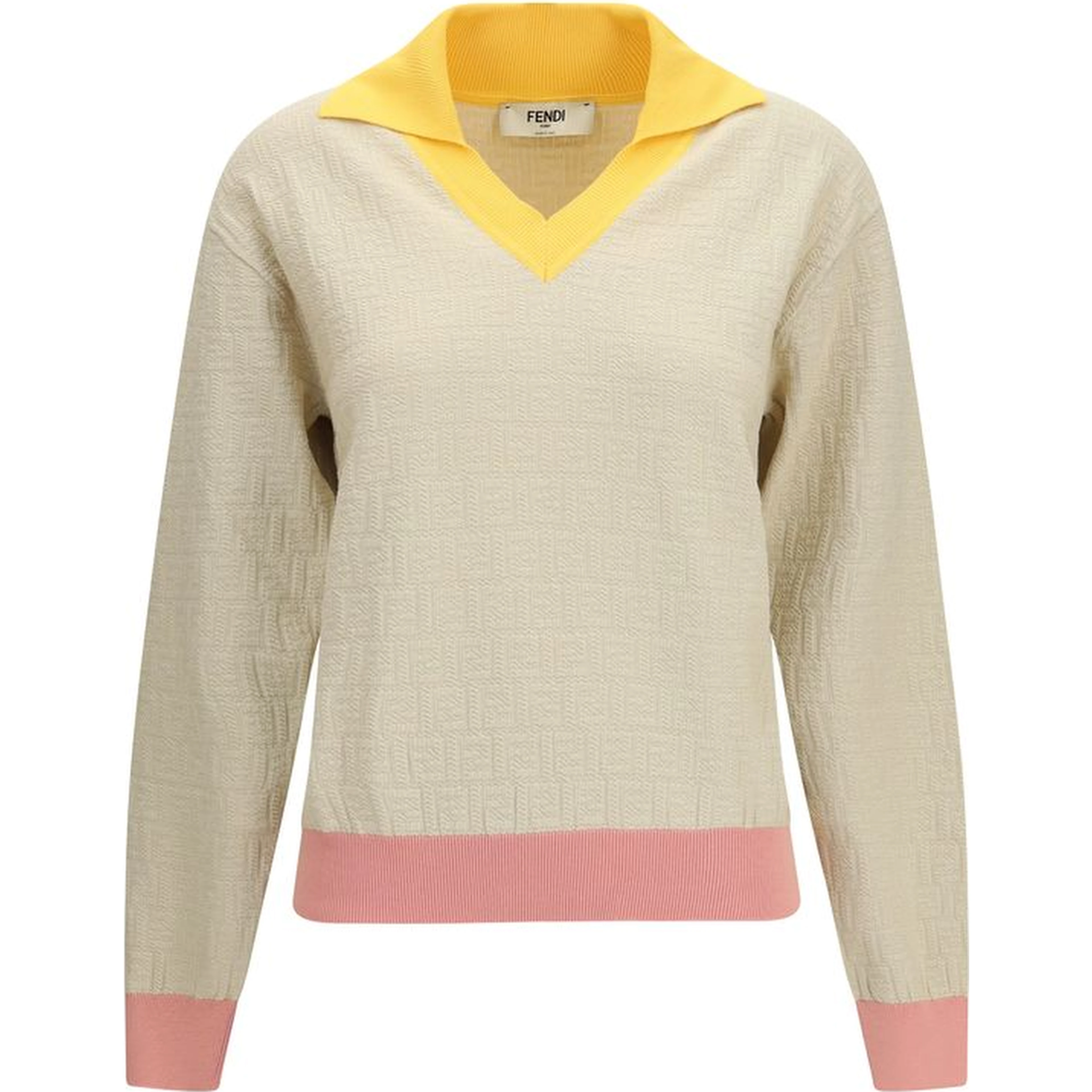 Beige Cotton Sweatshirt