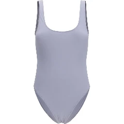 Gray Polyamide One-Piece Swimsuit
