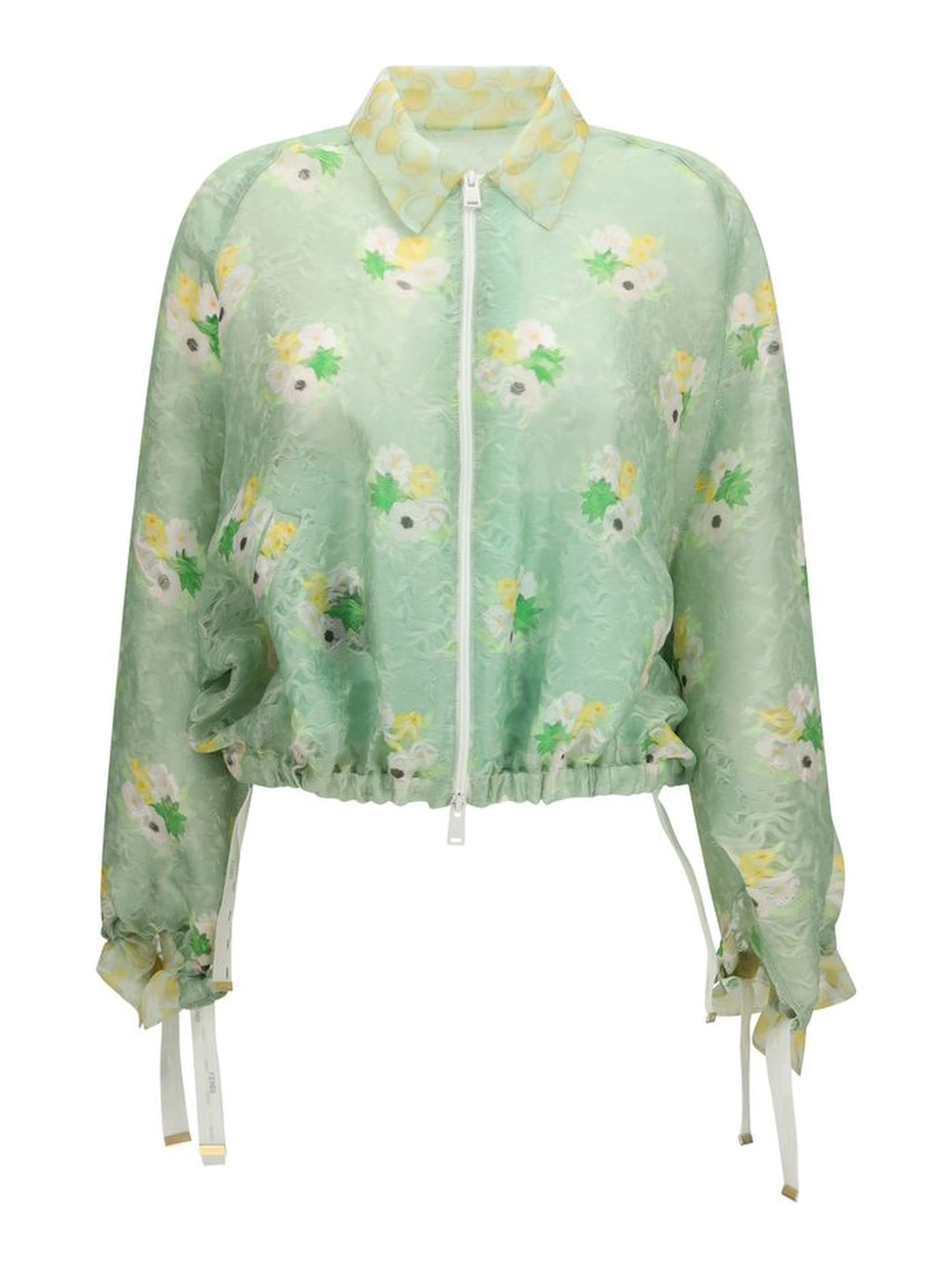 Bicolor Silk Bomber