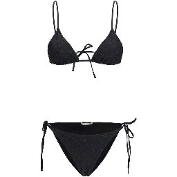 Black Polyester Bikini