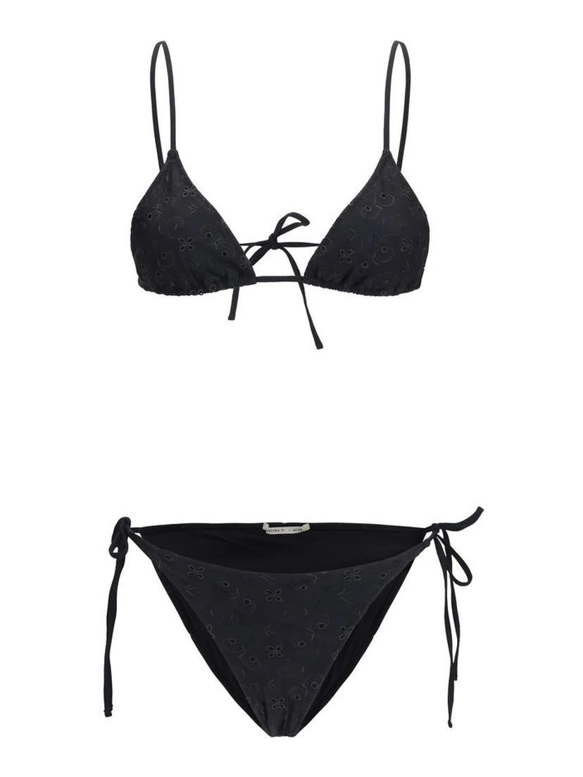 Black Polyester Bikini