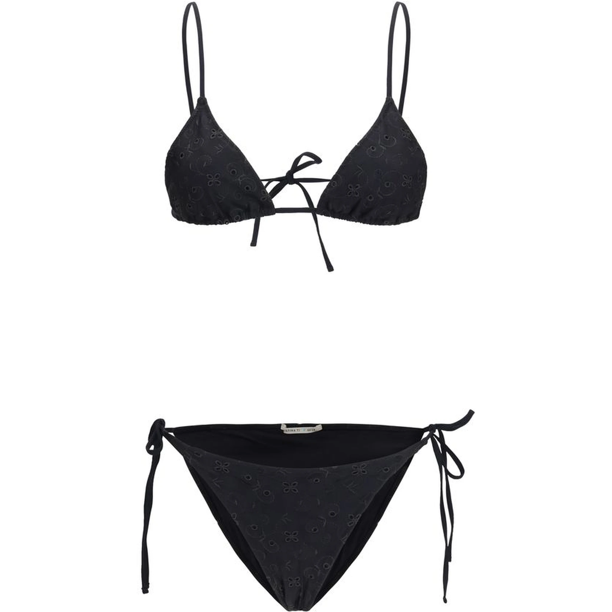 Black Polyester Bikini