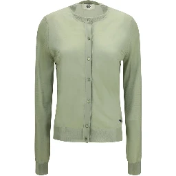 Bicolor Viscose Cardigan