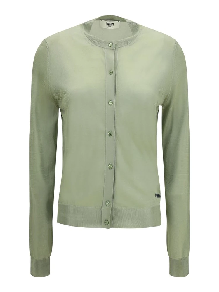 Bicolor Viscose Cardigan