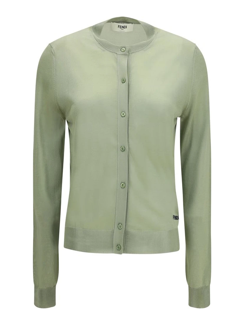 Bicolor Viscose Cardigan