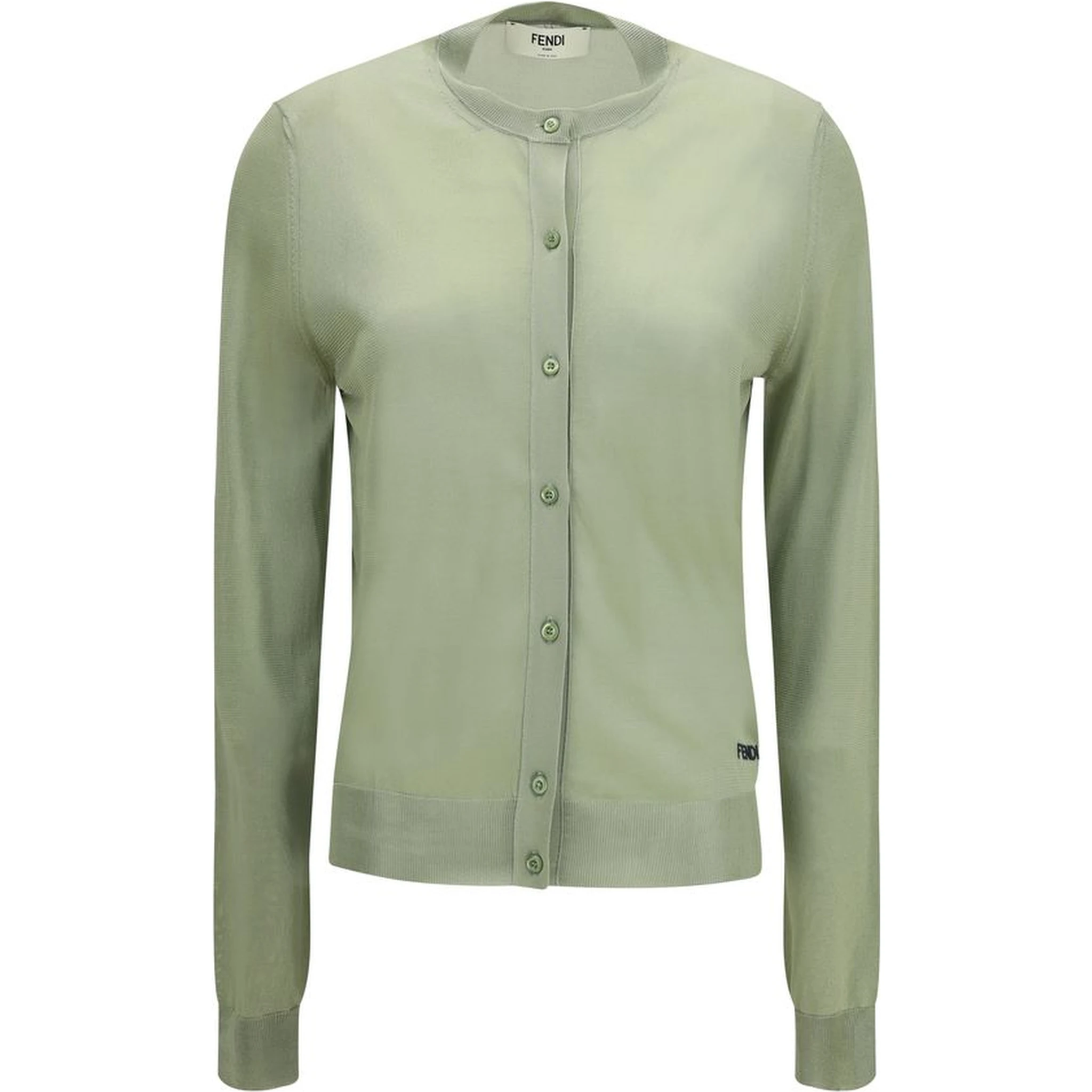 Bicolor Viscose Cardigan