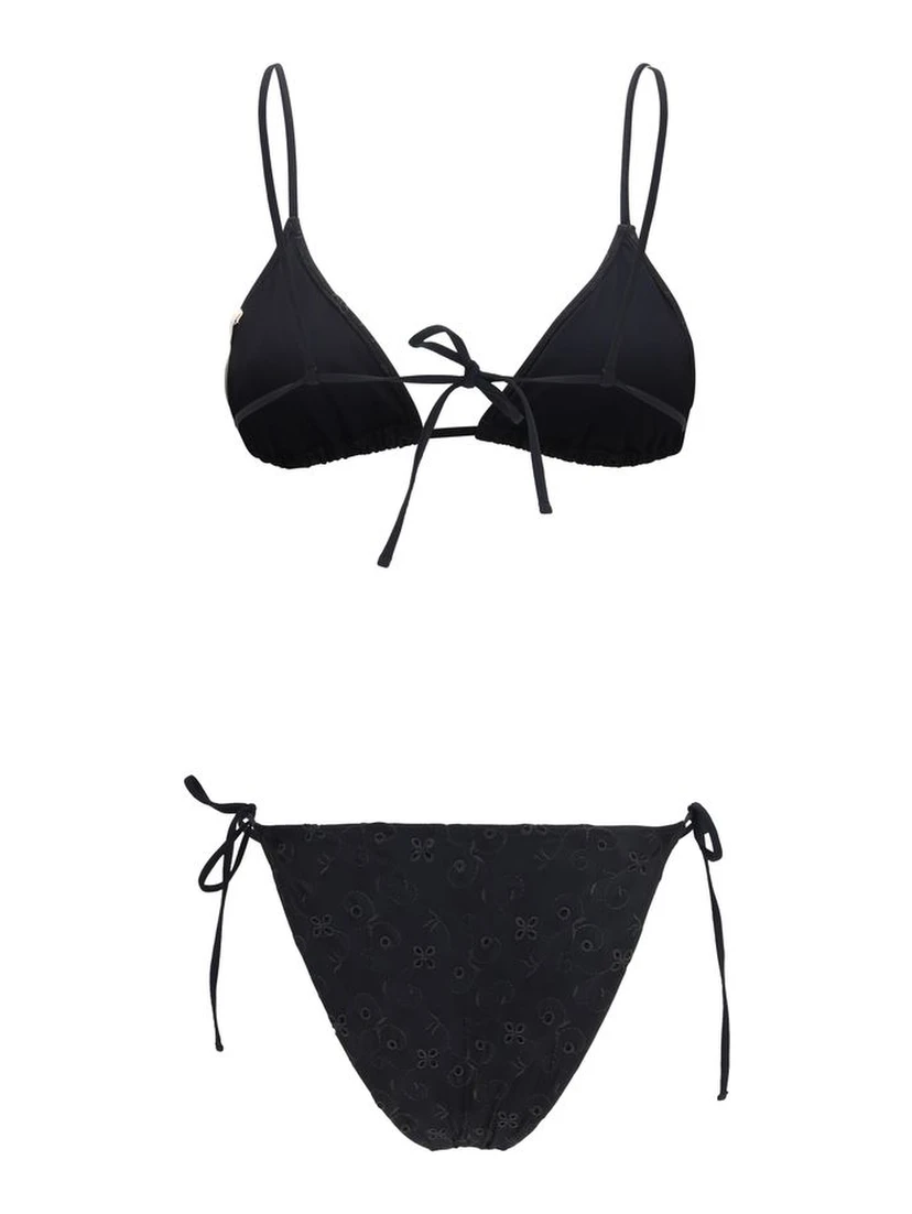 Black Polyester Bikini