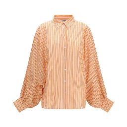 Orange Cotton Blouse