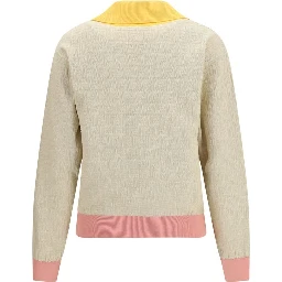 Beige Cotton Sweatshirt