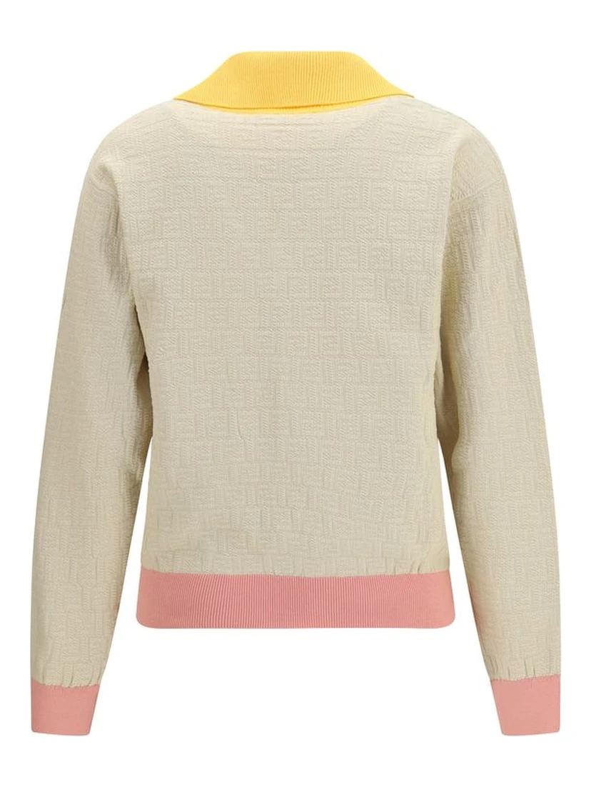 Beige Cotton Sweatshirt
