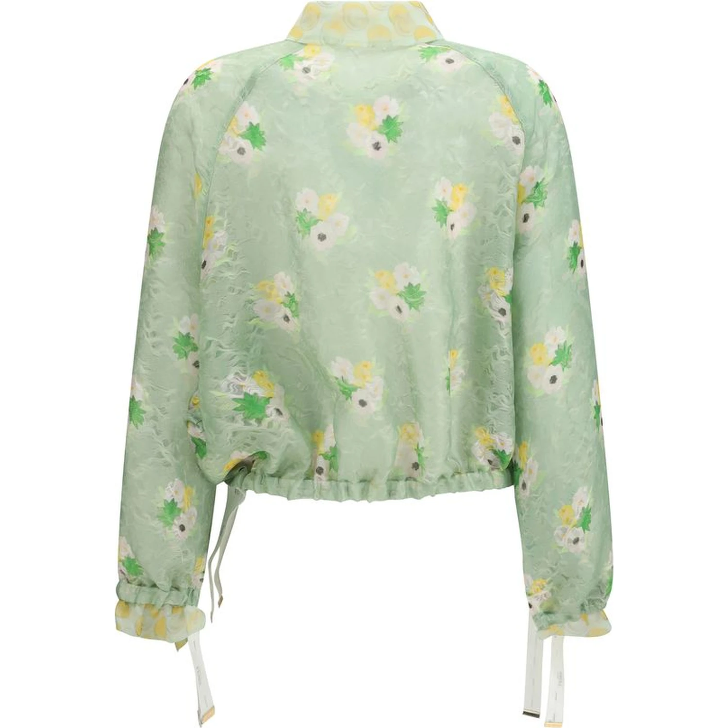 Bicolor Silk Bomber