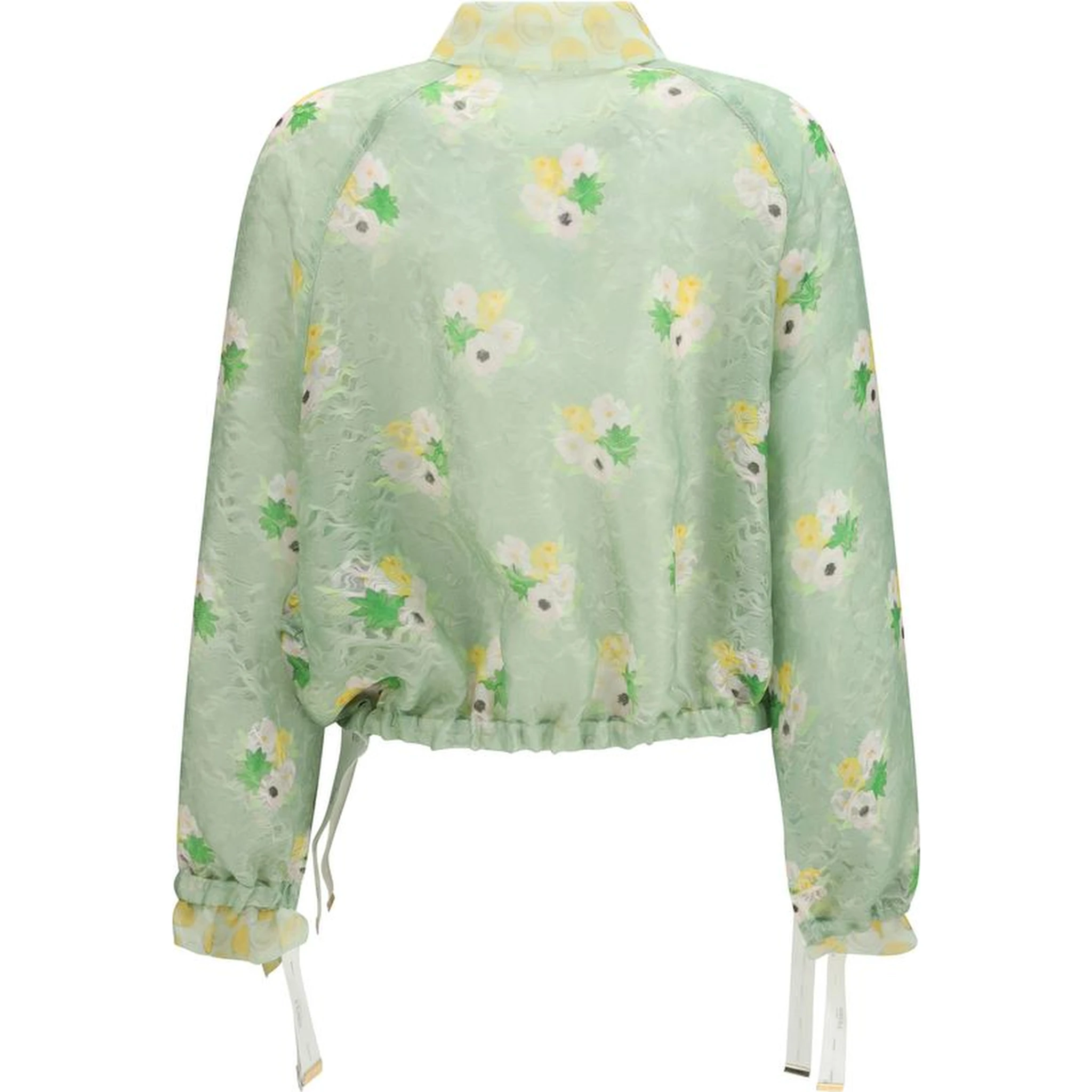 Bicolor Silk Bomber