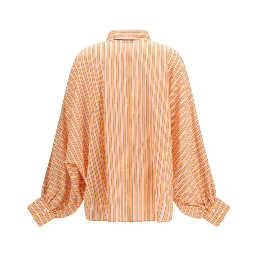 Orange Cotton Blouse