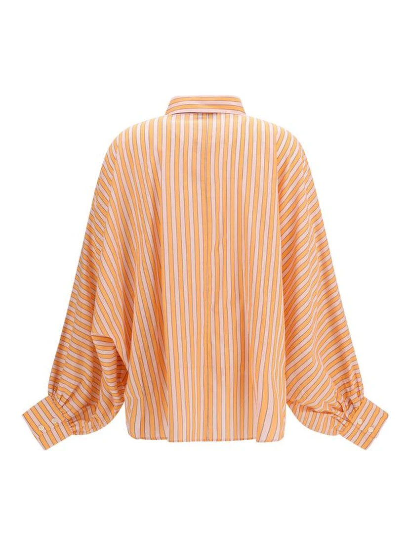 Orange Cotton Blouse