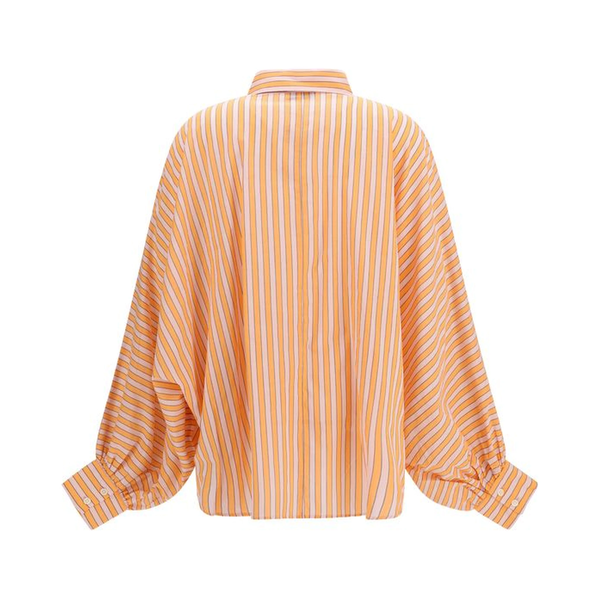 Orange Cotton Blouse