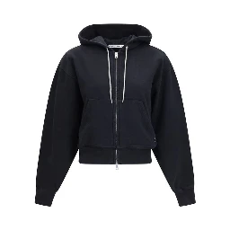 Black Cotton Sweatshirt