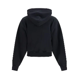 Black Cotton Sweatshirt