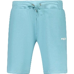 Blue Cotton Shorts