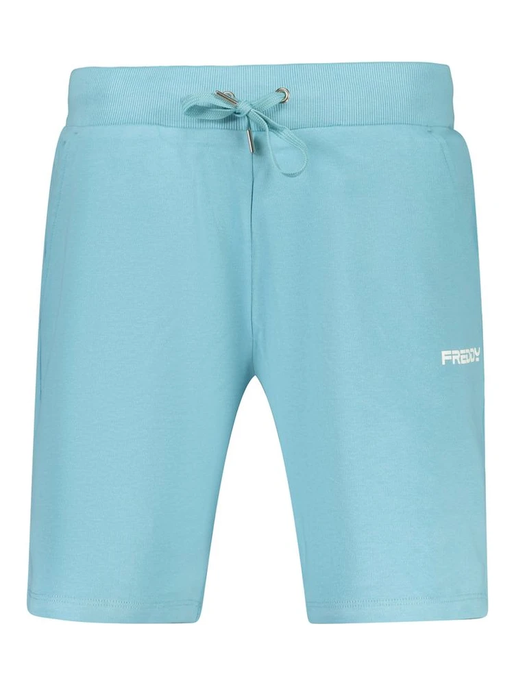Blue Cotton Shorts