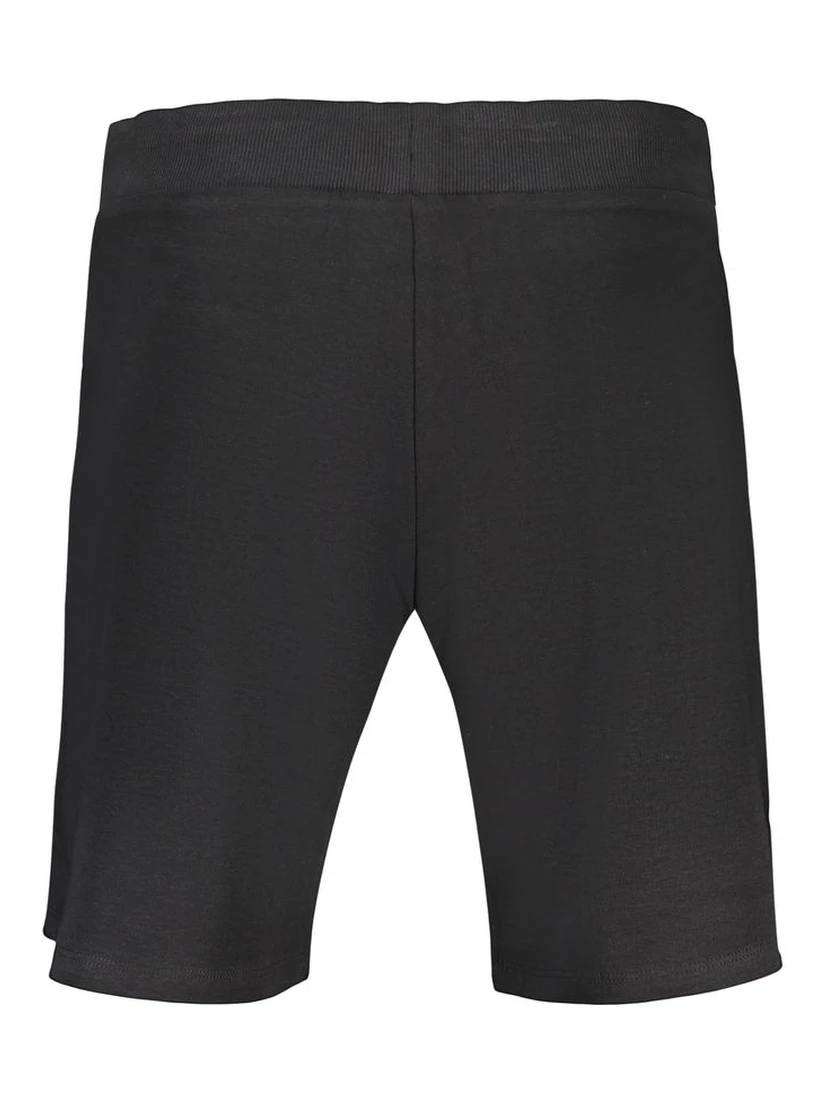 Black Cotton Shorts