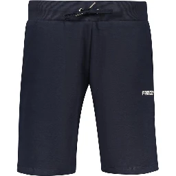 Blue Cotton Shorts