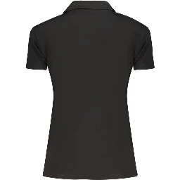 Black Cotton Polo Shirt