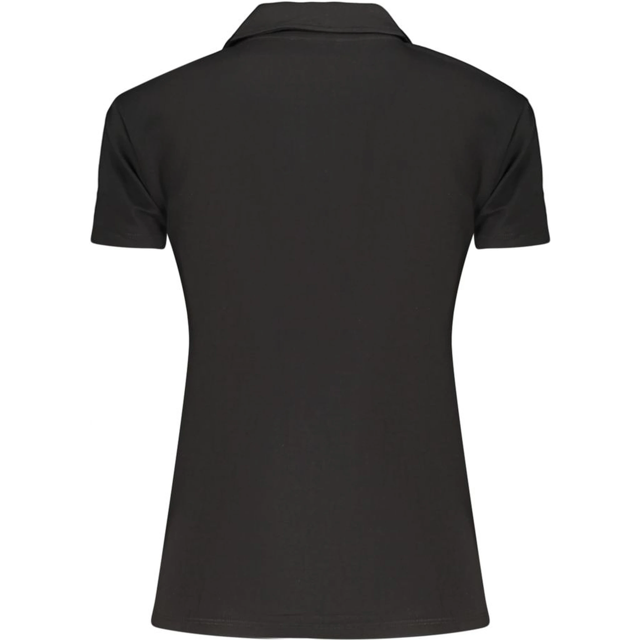 Black Cotton Polo Shirt
