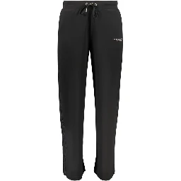 Black Cotton Athletic Pants