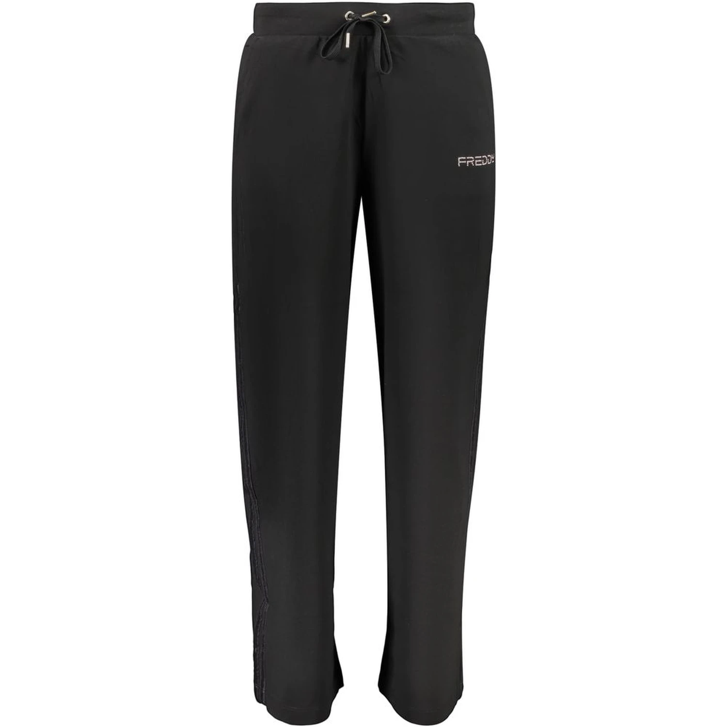Black Cotton Athletic Pants
