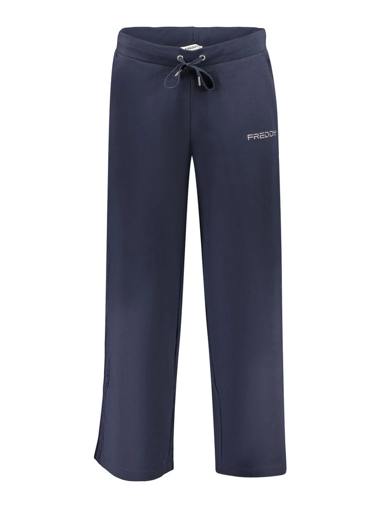 Blue Cotton Joggers (Workout Pants)