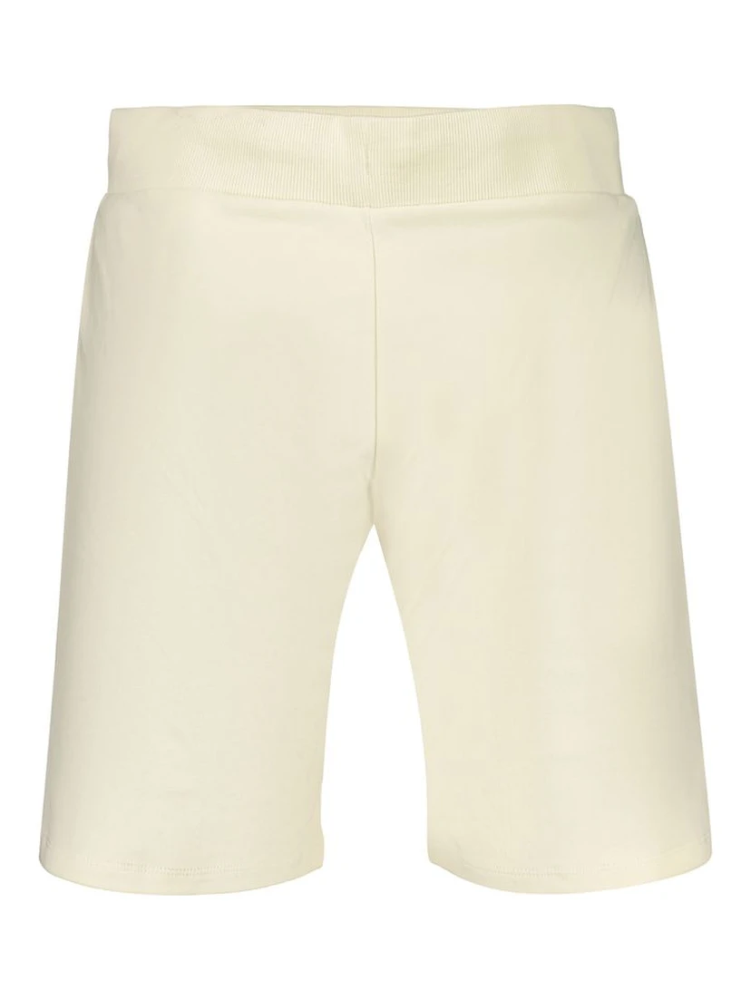 Beige Cotton Shorts