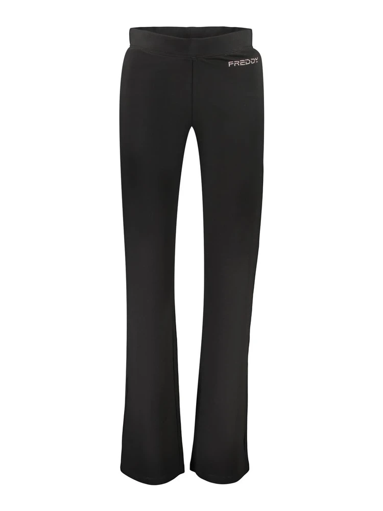 Black Cotton Athletic Pants