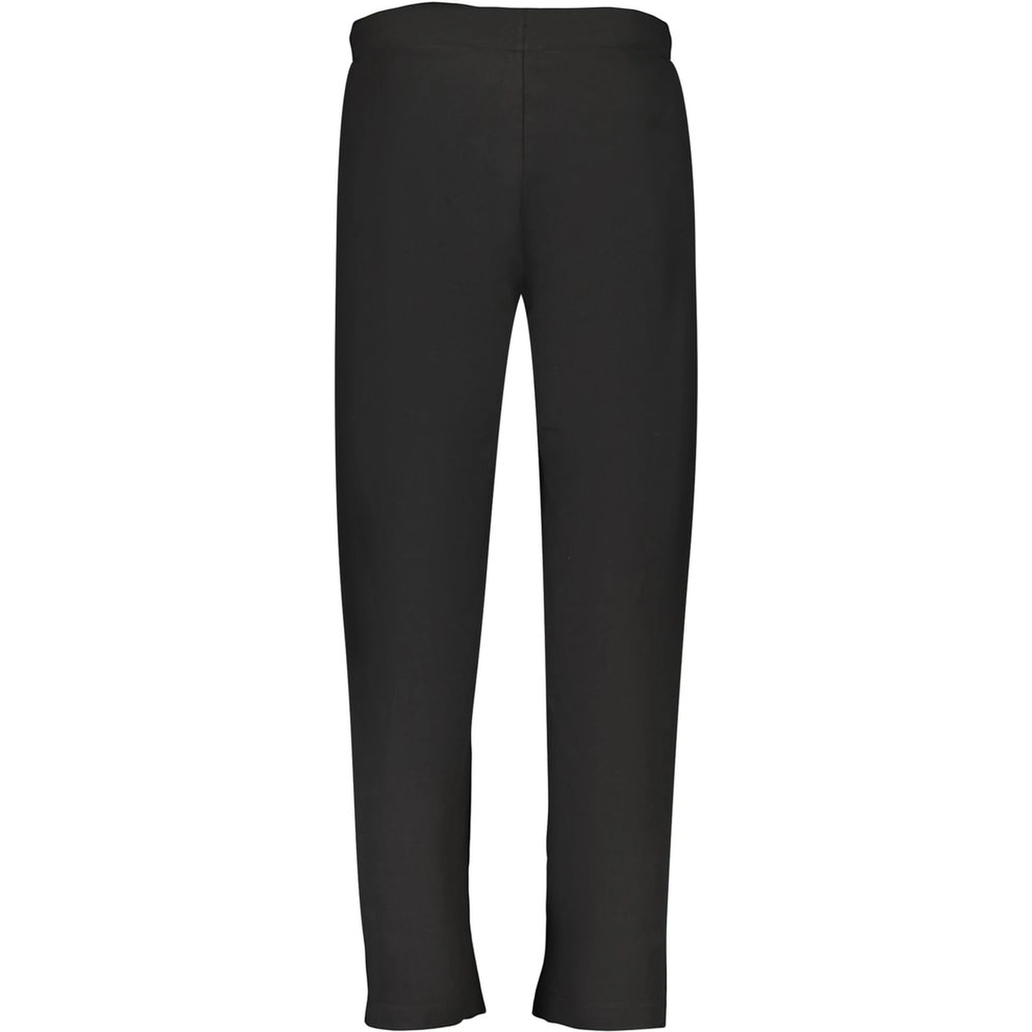 Black Cotton Athletic Pants