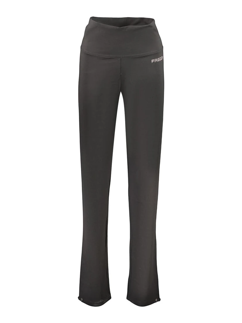 Black Cotton Athletic Pants