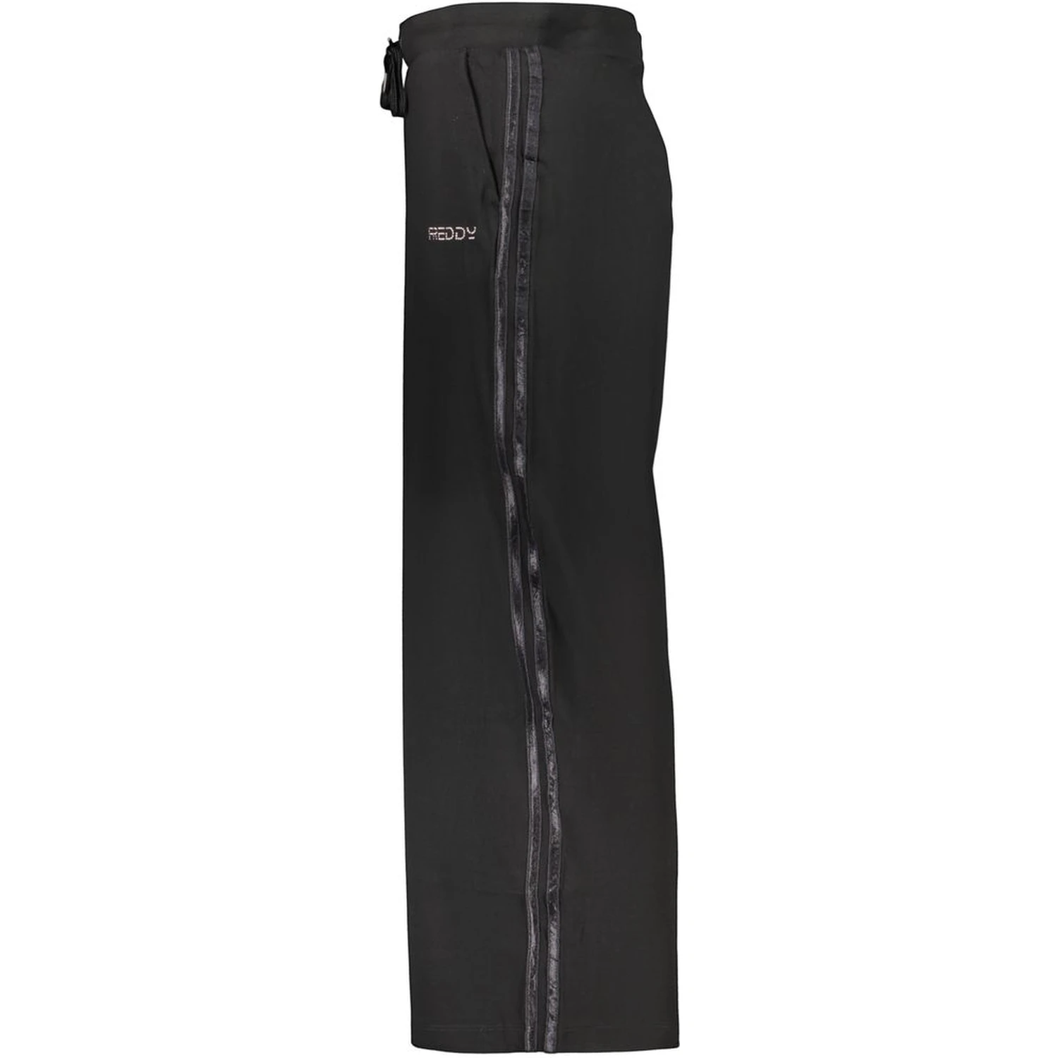 Black Cotton Athletic Pants