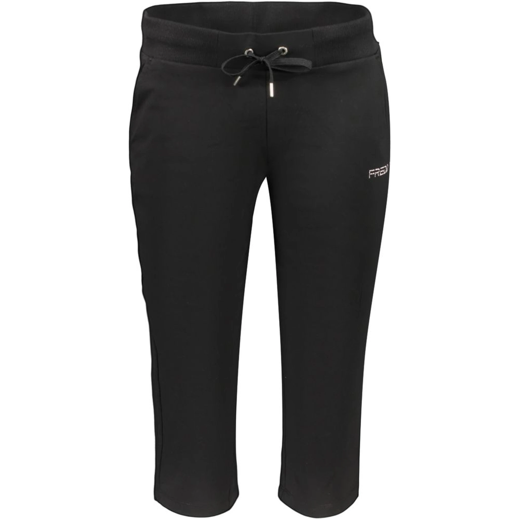 Black Cotton Athletic Pants