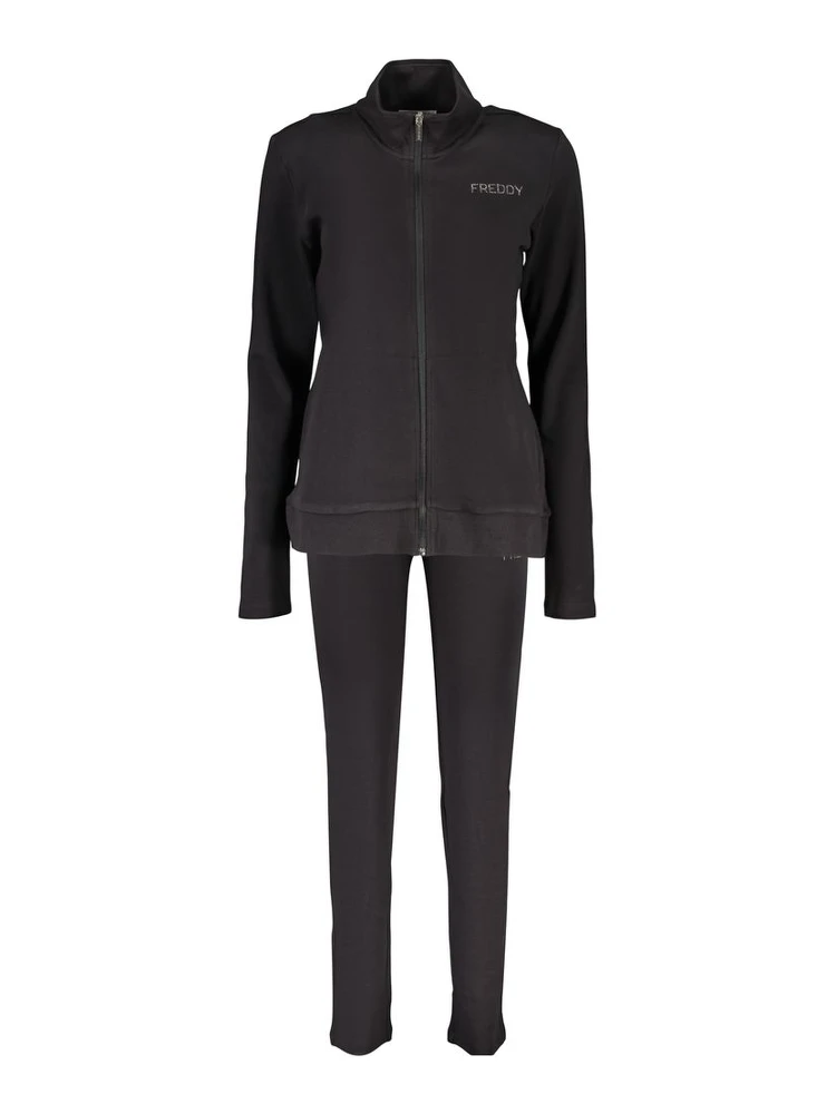 Black Cotton Sweatshirt