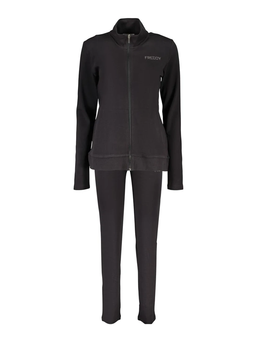 Black Cotton Sweatshirt