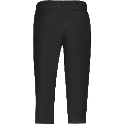 Black Cotton Athletic Pants