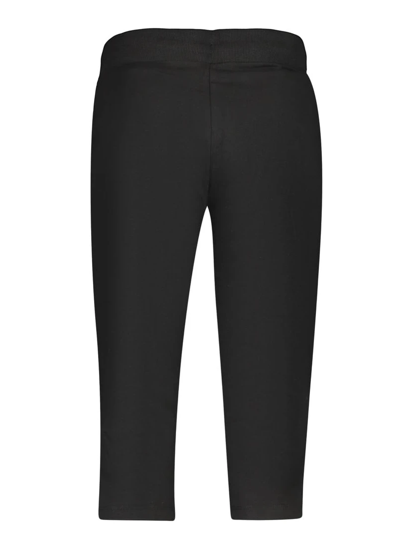 Black Cotton Athletic Pants